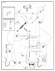 Electrical Diagram and Parts List for LT2323CMA2 2012-02 Husqvarna Lawn Tractor