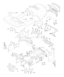Page A Diagram and Parts List for 130 LTH  954140005K -1999-03 Husqvarna Lawn Tractor