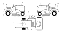 Page B Diagram and Parts List for 130 LTH  954140005K -1999-03 Husqvarna Lawn Tractor