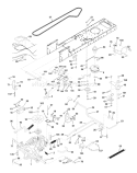 Page C Diagram and Parts List for 130 LTH  954140005K -1999-03 Husqvarna Lawn Tractor