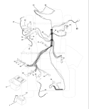 Page D Diagram and Parts List for 130 LTH  954140005K -1999-03 Husqvarna Lawn Tractor