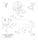 Page E Diagram and Parts List for 130 LTH  954830061A -1996-01 Husqvarna Lawn Tractor