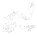 Page H Diagram and Parts List for 130 LTH  954830061A -1996-01 Husqvarna Lawn Tractor