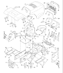 Page A Diagram and Parts List for 130 LTH  954830061B -1996-02 Husqvarna Lawn Tractor