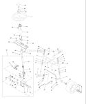 Page J Diagram and Parts List for 130 LTH  954830061B -1996-02 Husqvarna Lawn Tractor