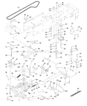 Page C Diagram and Parts List for 130 LTH  954830061B -1996-02 Husqvarna Lawn Tractor