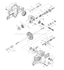 Page F Diagram and Parts List for 130 LTH  954830061B -1996-02 Husqvarna Lawn Tractor