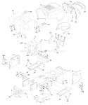 Page A Diagram and Parts List for 1342 LTH  LTHK  A -954568519 -2002-01 Husqvarna Lawn Tractor