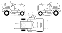 Page B Diagram and Parts List for 1342 LTH  LTHK  A -954568519 -2002-01 Husqvarna Lawn Tractor