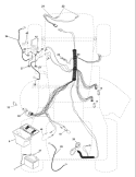 Page D Diagram and Parts List for 1342A LTH  954567031 -2000-12 Husqvarna Lawn Tractor