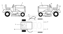 Page B Diagram and Parts List for 1342B LTH  954567031 -2001-01 Husqvarna Lawn Tractor