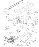 Page C Diagram and Parts List for 1342B LTH  954567031 -2001-01 Husqvarna Lawn Tractor