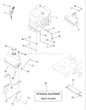 Page E Diagram and Parts List for 140 LTH  954001192A -1995-01 Husqvarna Lawn Tractor