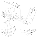 Page H Diagram and Parts List for 140 LTH  954001192A -1995-01 Husqvarna Lawn Tractor