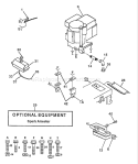 Page E Diagram and Parts List for 140 LTH  HN14H42A -954000642 -1994-01 Husqvarna Lawn Tractor