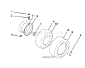 Page J Diagram and Parts List for 1538 LTH  96043003800 -2006-12 Husqvarna Lawn Tractor