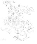 Page F Diagram and Parts List for 1538 LTH  96043003800 -2006-12 Husqvarna Lawn Tractor