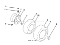 Page J Diagram and Parts List for 1538 LTH  96043003801 -2007-08 Husqvarna Lawn Tractor