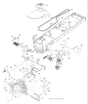 Page C Diagram and Parts List for 1538 LTH  96043003801 -2007-08 Husqvarna Lawn Tractor