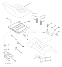 Page H Diagram and Parts List for 1542 LTH  96013000900 -2005-10 Husqvarna Lawn Tractor