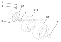Page J Diagram and Parts List for 1742A LTH  954570376 -2002-11 Husqvarna Lawn Tractor