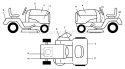 Page B Diagram and Parts List for 1742A LTH  954570376 -2002-11 Husqvarna Lawn Tractor