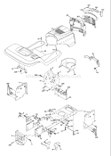 Page A Diagram and Parts List for 1742C LTH  954570376 -2003-02 Husqvarna Lawn Tractor