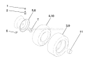 Page J Diagram and Parts List for 1742C LTH  954570376 -2003-02 Husqvarna Lawn Tractor