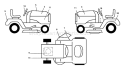 Page B Diagram and Parts List for 1742C LTH  954570376 -2003-02 Husqvarna Lawn Tractor