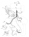 Page D Diagram and Parts List for 1742C LTH  954570376 -2003-02 Husqvarna Lawn Tractor