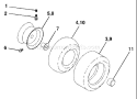 Page J Diagram and Parts List for 1742D LTH  954570376 -2003-05 Husqvarna Lawn Tractor
