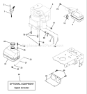 Page E Diagram and Parts List for 1742D LTH  954570376 -2003-05 Husqvarna Lawn Tractor