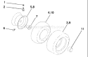 Page J Diagram and Parts List for 18542A LTH  954571731 -2003-11 Husqvarna Lawn Tractor