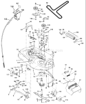 Page F Diagram and Parts List for 18542A LTH  954571731 -2003-11 Husqvarna Lawn Tractor