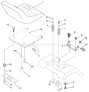 Page H Diagram and Parts List for 18542A LTH  954571731 -2003-11 Husqvarna Lawn Tractor