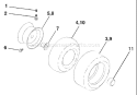 Page J Diagram and Parts List for 18542B LTH  954571731 -2004-03 Husqvarna Lawn Tractor