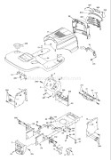 Page A Diagram and Parts List for 18542C LTH  954571731 -2004-08 Husqvarna Lawn Tractor