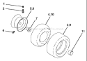 Page J Diagram and Parts List for 18542C LTH  954571731 -2004-08 Husqvarna Lawn Tractor