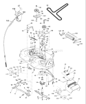 Page F Diagram and Parts List for 18542C LTH  954571731 -2004-08 Husqvarna Lawn Tractor