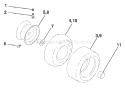 Page J Diagram and Parts List for 2042A LTH  954571953 -2003-12 Husqvarna Lawn Tractor