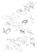Page A Diagram and Parts List for 2042B LTH  954571953 -2004-01 Husqvarna Lawn Tractor