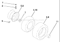 Page J Diagram and Parts List for 2042B LTH  954571953 -2004-01 Husqvarna Lawn Tractor