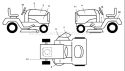 Page B Diagram and Parts List for 2042B LTH  954571953 -2004-01 Husqvarna Lawn Tractor