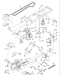 Page C Diagram and Parts List for 2042B LTH  954571953 -2004-01 Husqvarna Lawn Tractor