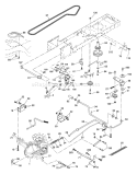 Page C Diagram and Parts List for 2042C LTH  954571953 -2004-03 Husqvarna Lawn Tractor