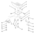 Page L Diagram and Parts List for LT112 LT 112 H12360 -954000392 -1992-06 Husqvarna Lawn Tractor