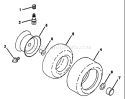 Page O Diagram and Parts List for LT112 LT 112 H12360 -954000392 -1992-06 Husqvarna Lawn Tractor