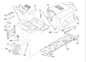 Part Location Diagram of 532133384 Husqvarna Assembly, Frame