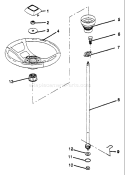 Page N Diagram and Parts List for LT112 LT 112 H1236A -954000191 -1990-11 Husqvarna Lawn Tractor
