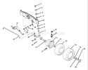 Part Location Diagram of 532121915 Husqvarna Bracket, Front Stabilizer Link